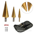 Etapa Cone Frill aço Metal Hole Cutter Bit